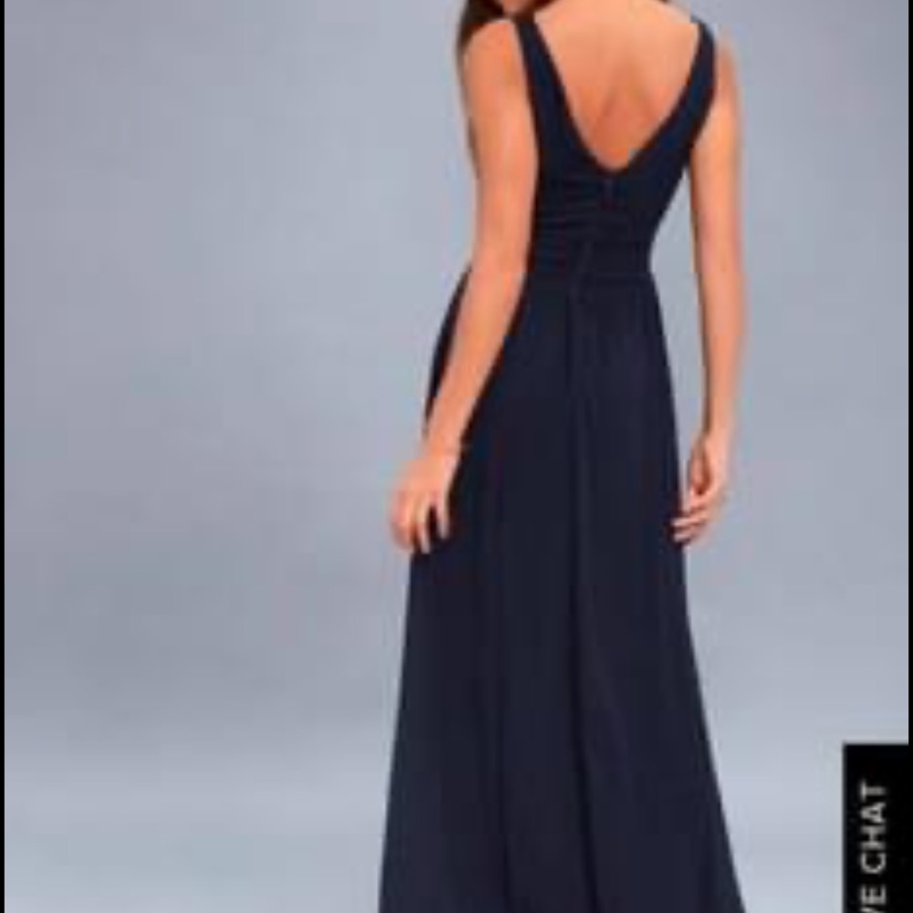 Lulus navy blue dress